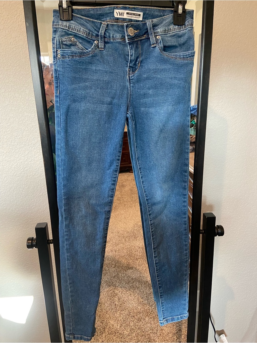 YMI Medium Blue Stretch Skinny Jeans